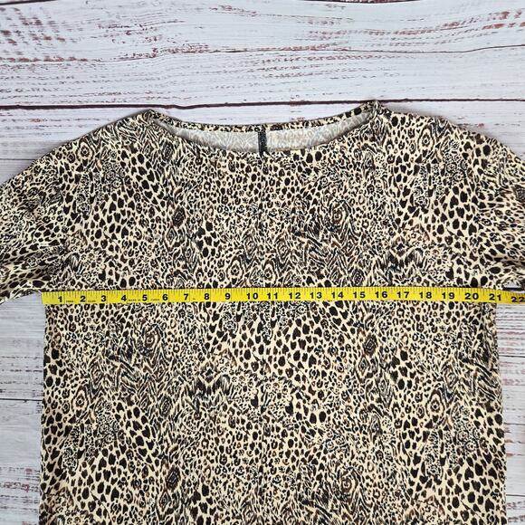 Lilly Pulitzer Karessa Top Size S Leopard Print Stretch Long Sleeve Pullover NWT - Picture 10 of 13